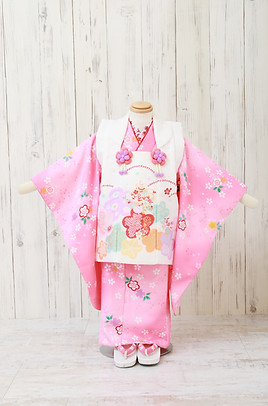 ［みゅうみゅう］3歳七五三 着物 被布 753 フォトスタジオ みゅうみゅう様専用］3歳七五三 着物 被布 753 フォトスタジオ